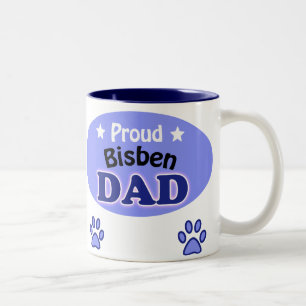 Proud Bisben Dad Two-Tone Coffee Mug