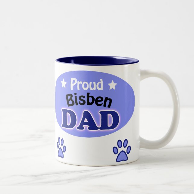 Proud Bisben Dad Two-Tone Coffee Mug (Right)