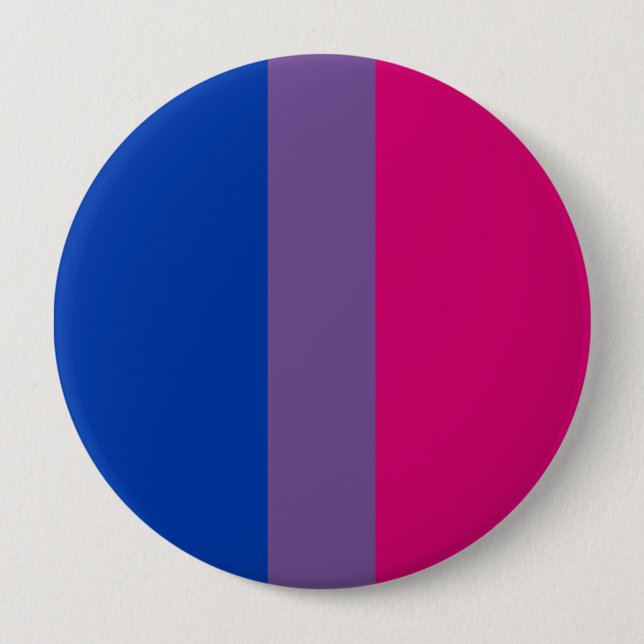 Proud Bisexual 10 Cm Round Badge (Front)
