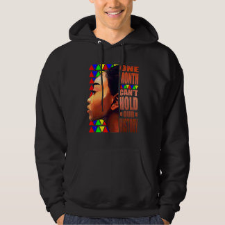 Proud Black African American Ladies Black History  Hoodie