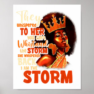 Proud Black African American Ladies Black History  Poster