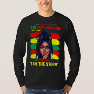 Proud Black African American Ladies Black History T-Shirt