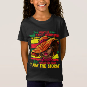 Proud Black African American Ladies Black History T-Shirt