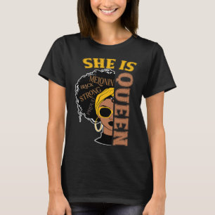 Proud Black African American Ladies Black History T-Shirt