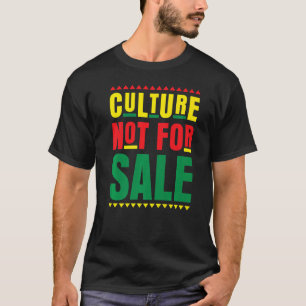 Proud Black African American Melanin Pride Black H T-Shirt