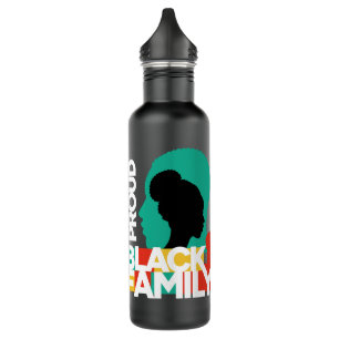 Proud Black Family Black History Month 710 Ml Water Bottle