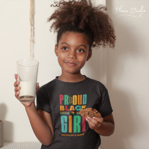 Proud Black Girl Black History Month Family T-Shirt