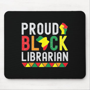 Proud Black Librarian Black History Month For Libr Mouse Mat
