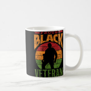 Proud Black Veteran Soldier African American Milit Coffee Mug