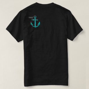 Proud Bluenoser Halifax YHZ Nova Scotia anchor  T-Shirt