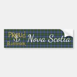 Proud Bluenoser Nova Scotia anchor bumper sticker