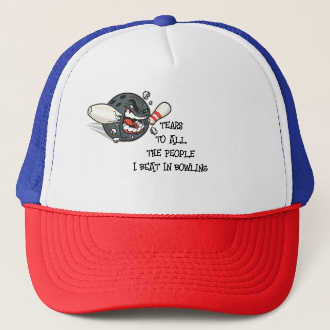 Proud Bowler  Trucker Hat (Front)