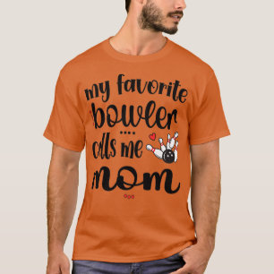 Proud Bowling Mum Bowler Mama Of A Bowling Player T-Shirt