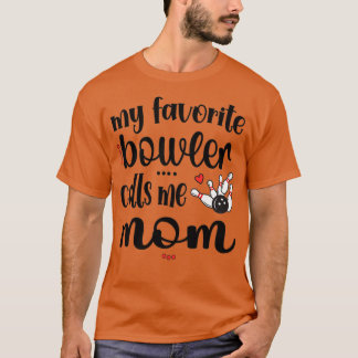 Proud Bowling Mum Bowler Mama Of A Bowling Player T-Shirt