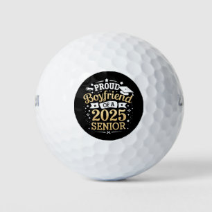 Proud Boyfriend Of A 2025 Graduate Graduation Golf Balls