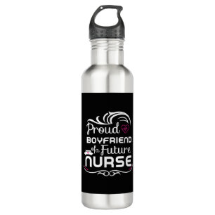 Proud Boyfriend Of A Future Nurse CNA Nursing 710 Ml Water Bottle