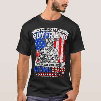 Proud Boyfriend Of A National Guard Soldier T-Shirt