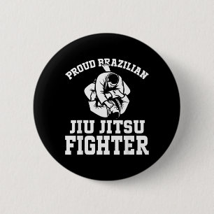 Proud Brazilian Jiu Jitsu Fighter - Jiu Jitsu 6 Cm Round Badge
