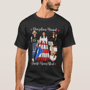 Proud Brazilian With Puerto Rican Roots Rico Boric T-Shirt