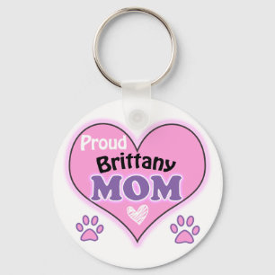 Proud Brittany Mum Key Ring