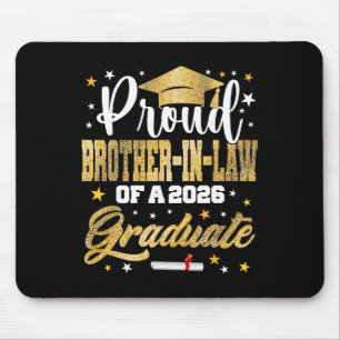 Proud Brother-in-law Of 2026 Graduate Awesome Fami Mouse Mat