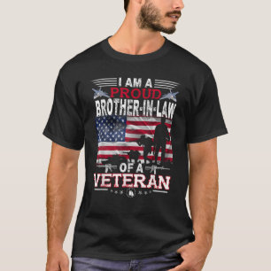 Proud Brother-In-Law Veteran Nothing Scares T-Shirt