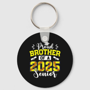 Proud Brother Of A 2025 Senior Softll Graduation  Key Ring