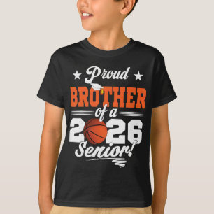 Proud Brother Of A 2026 Senior Sketll Graduation _ T-Shirt