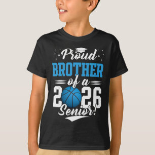 Proud Brother Of A 2026 Senior Sketll Graduation T-Shirt