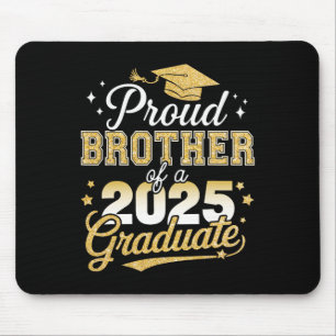 Proud Brother Of A Cl Of 2025 Graduate Senior Grad Mouse Mat