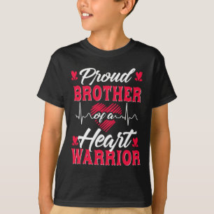 Proud Brother Of A Heart Warrior Chd Awareness T-Shirt