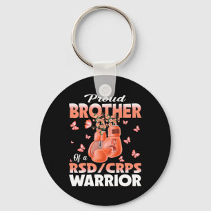 Proud Brother Of A Rsd Crps Warrior Awareness Boxi Key Ring