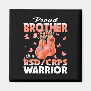 Proud Brother Of A Rsd Crps Warrior Awareness Boxi Magnet