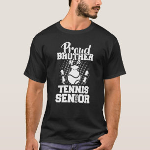 Proud Brother Of A Tennis Senior 2023 Graduation D T-Shirt