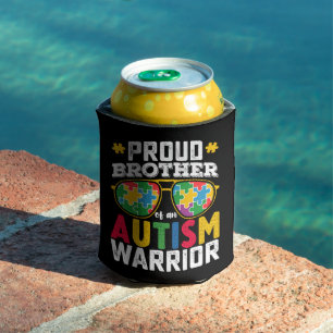 Proud Brother Of An Autism Warrior Family Can Cooler