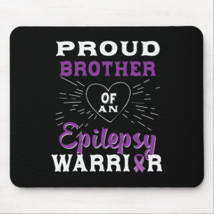 Proud Brother Of An Epilepsy Warrior Awareness 1 Mouse Mat