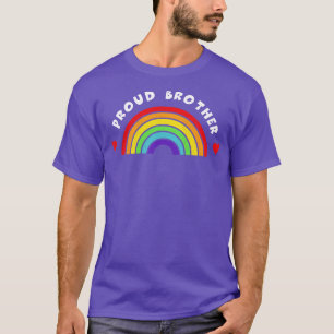 Proud brother Tshirt LGBT Pride LGBTQ Supporter P