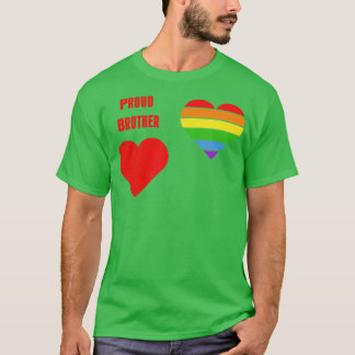 Proud Brother Tshirt LGBT Pride LGBTQ Supporter P