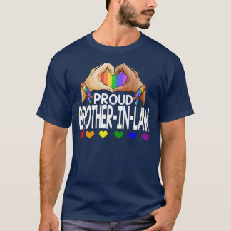 Proud BrotherInLaw LGBT Gay Lesbian Pride Parades  T-Shirt