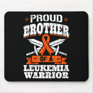 Proud Brotther Of A Leukaemia Warrior Bro Awarenes Mouse Mat