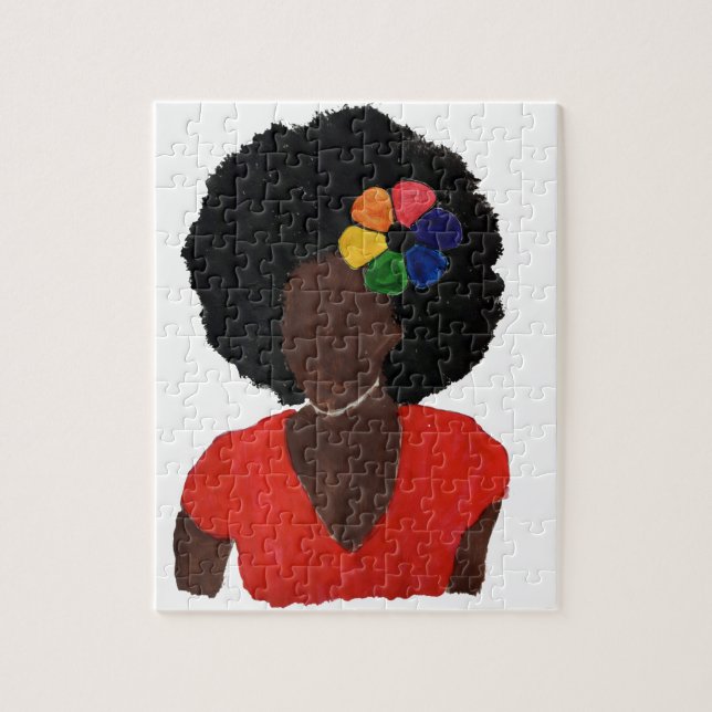 Proud Brown Lady Jigsaw Puzzle (Vertical)