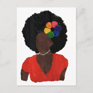 Proud Brown Lady Postcard