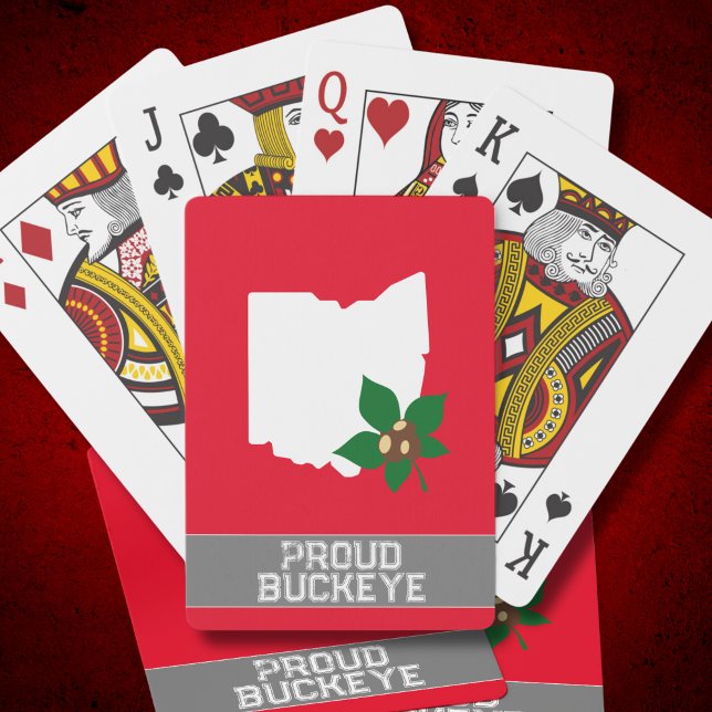 Proud Buckeye Ohio Playing Cards (Creator Uploaded)