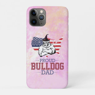 Proud Bulldog Dog Dad, Bulldog Father's Day Gift iPhone 11 Pro Case