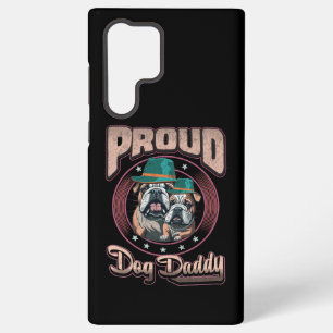 Proud Bulldog Dog Dad, Bulldog Father's Day Gift Samsung Galaxy Case
