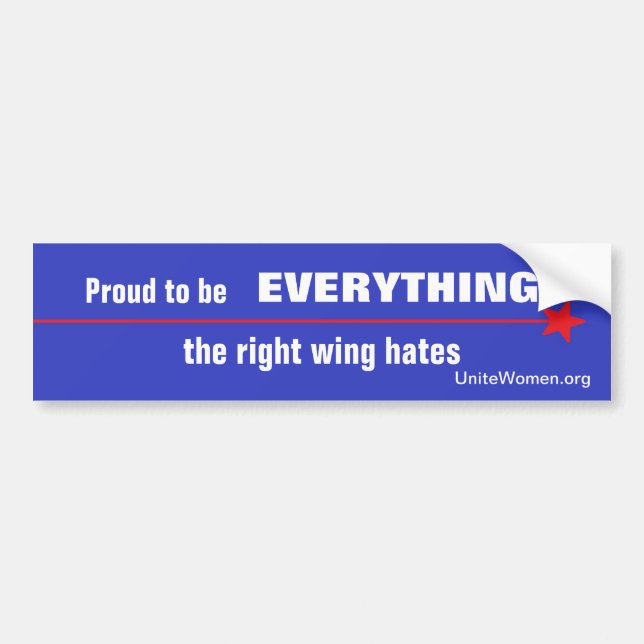 Proud Bumper Sticker (Front)