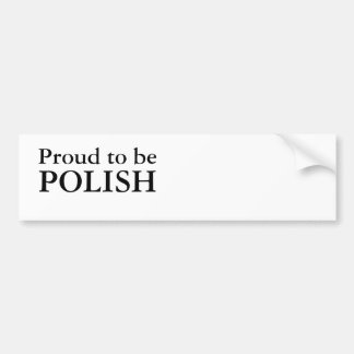 Proud Bumper Sticker