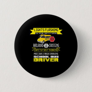 Proud Bus Driver 6 Cm Round Badge