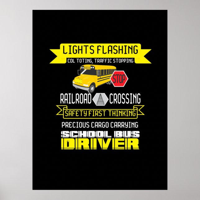 Proud Bus Driver Poster (Front)