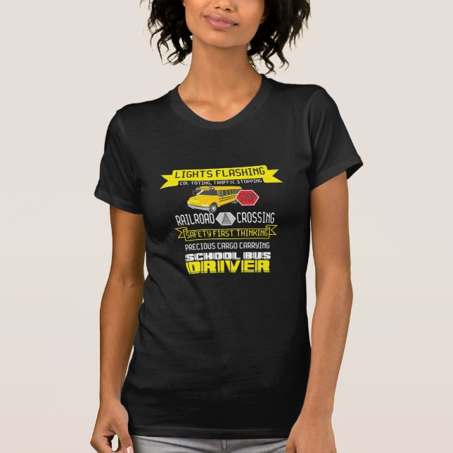 Proud Bus Driver T-Shirt (Front)